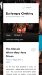 Mobile Screenshot of burlesqueclothinguk.com